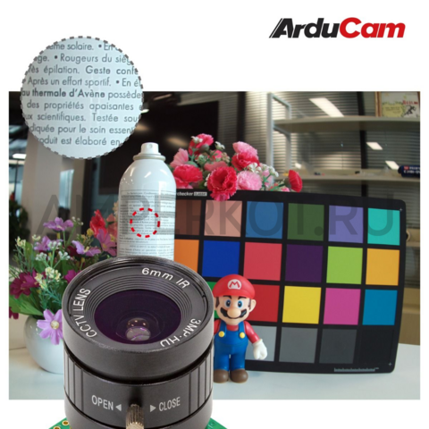12.3 МП камера Arducam HQ день/ночь для Raspberry Pi 4B, 3B+, 2B, 3A+, Pi Zero и др, IMX477 6mm 65° CS, фото 6