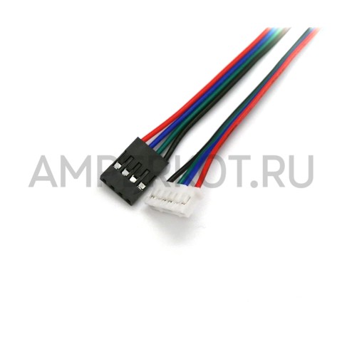 Провод для шагового двигателя NEMA 17 4/6 pin DuPont / JST XH 1 метр, фото 3