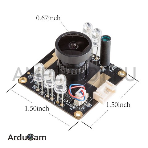 2МП камера Arducam 1/2.7” OV2710 1080P  USB2.0 День/Ночь 138°, фото 1