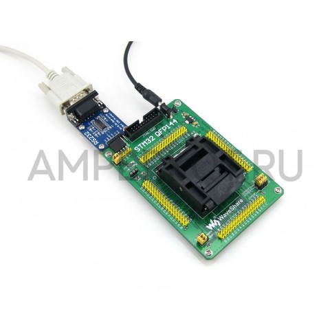Waveshare IC адаптер для отладки и программирования микроконтроллеров STM32 В корпусе QFP144 (Шаг 0,5 мм), фото 3