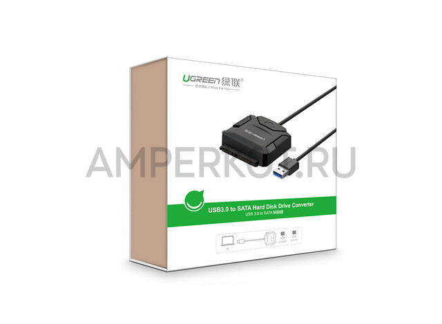 Адаптер-переходник SATA к USB, HDD 2.5, 3.5 к USB 2.0, 3.0, фото 2