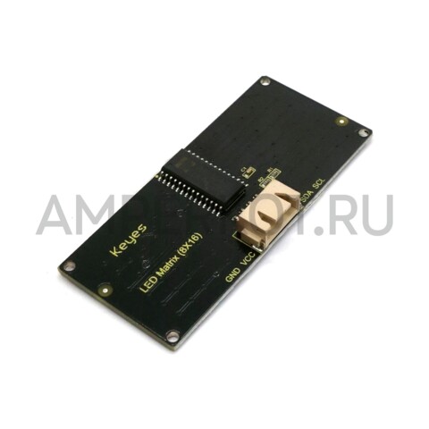 Светодиодная панель Keyestudio 8x16 I2C 3.3-5V подходит для Arduino Microbit, фото 2