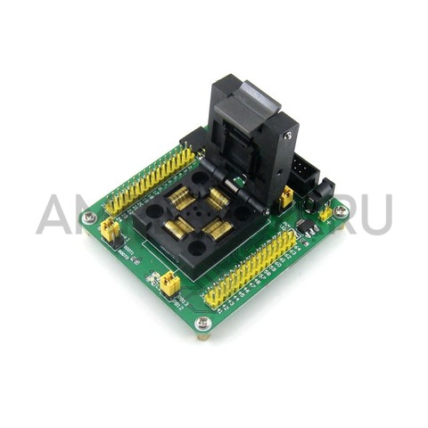 Waveshare IC адаптер для отладки и программирования микроконтроллеров STM32 В корпусе QFP64 (Шаг 0,5 мм), фото 7