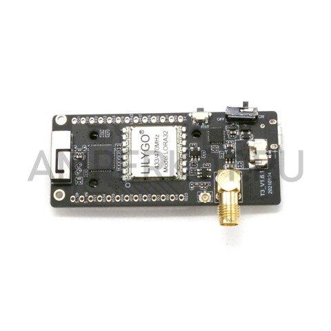 Отладочная плата LILYGO TTGO LoRa32 V2.1 ESP32 OLED LoRa SX1278 433 МГц Disaster-Radio, фото 3