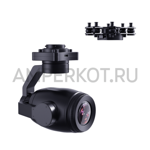 SIYI ZR30 ー 4K экшн камера на трехосевом стабилизаторе 8МП 1/27” Sony HDR Starlight Night Vision 180x гибридный и 30x оптический зум AI идентификация и трекинг UAV UGV USV, фото 7