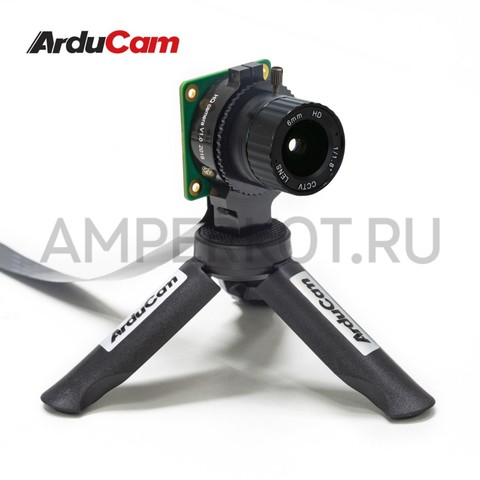 Широкоугольный объектив Arducam для камеры Raspberry Pi HQ, 65°, 6 мм, ручной фокус и диафрагма, CS-Mount, фото 4
