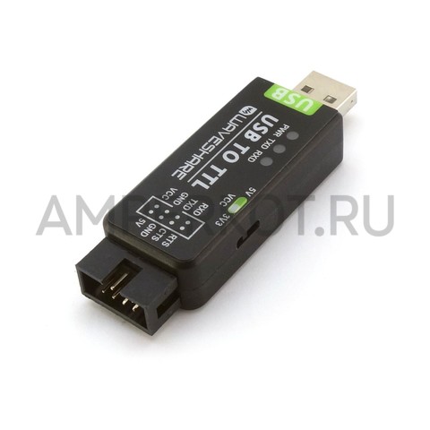 Waveshare  USB - TTL конвертер на оригинальной микросхеме FT232RL, фото 2