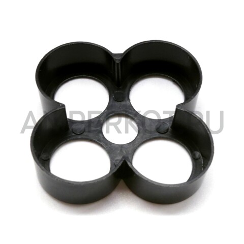 Нижний держатель на 4 аккумулятора 18650, фото 4