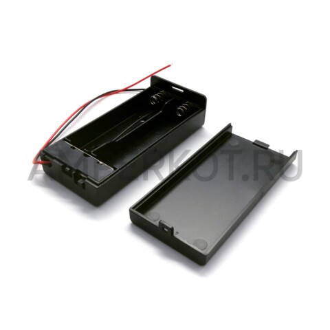 Бокс для двух аккумуляторов 18650 (параллельное подключение), фото 3