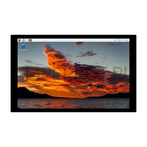 10.1” IPS дисплей Waveshare с емкостным сенсором и закаленным стеклом 1280×800, HDMI, фото 1