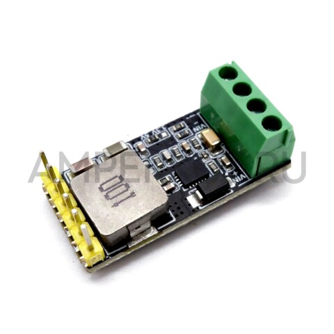 Понижающий DC-DC преобразователь Waveshare 6-36V/5V или 3.3V 4A с разъемами, фото 3