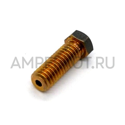 Латунное сопло экструдера  E3D v6 с тефлоновым покрытием 1.75mm (0.4mm) Удлиненное, фото 3