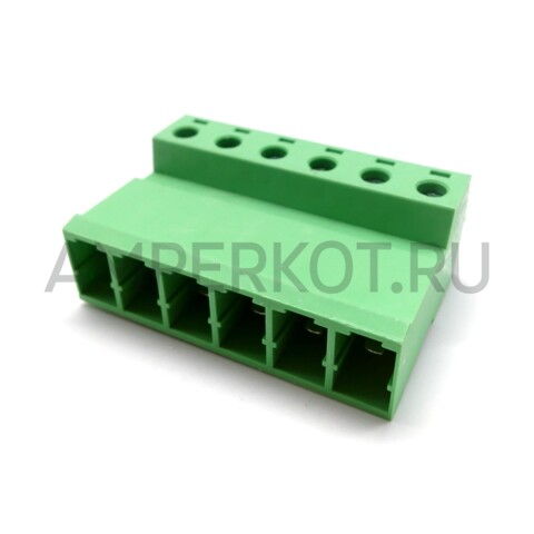 Высокотоковый клеммник (комплект) 2EDGKCM-7.62 6 контактов 300V/10A, фото 6