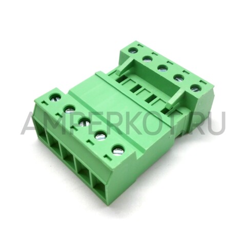 Высокотоковый клеммник (комплект) 2EDGKCM-7.62 5 контактов 300V/10A, фото 2