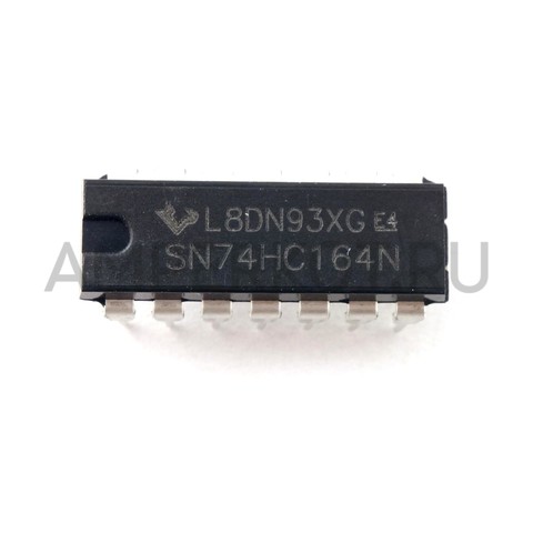 Микросхема SN74HC164N DIP-14 8-бит сдвиговый регистр S to P, фото 2