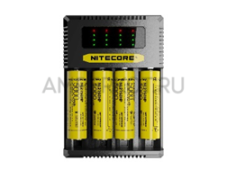 Зарядное устройство NITECORE Ci4 для 4-х аккумуляторов Li-Ion/Ni-MH/Ni-Cd с поддержкой быстрой зарядки до 3А Type-C, фото 1