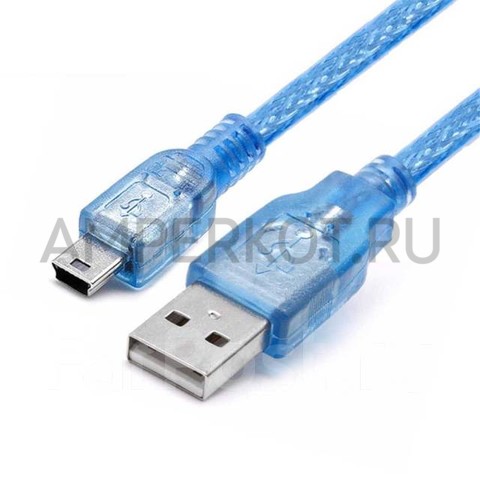 Кабель USB 2.0 тип "A" - miniUSB (длина 30 см), фото 1