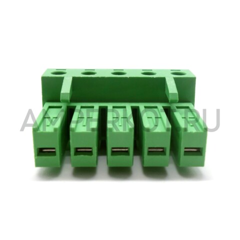 Высокотоковый клеммник (комплект) 2EDGKCM-7.62 5 контактов 300V/10A, фото 3