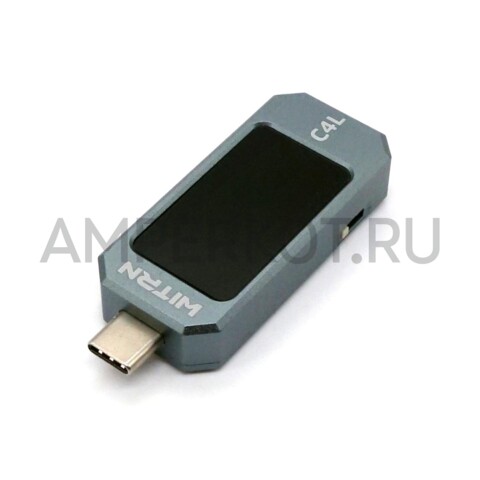 USB тестер WITRN C4L 3.3-36V 6A PD3.1 с EPR адаптером, фото 1