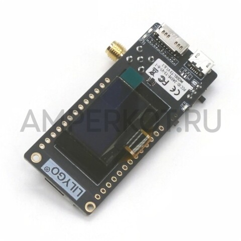 Отладочная плата LILYGO TTGO LoRa32 V2.1 ESP32 OLED LoRa SX1276 915 МГц Paxcounter, фото 3