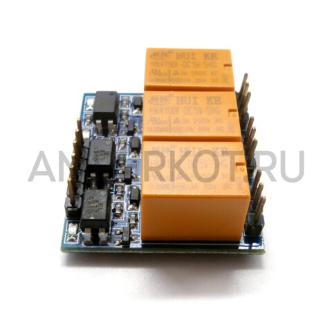 3-х канальный модуль реле 5V 250V/3A, фото 4
