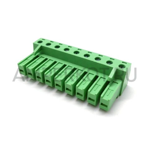 Высокотоковый клеммник (комплект) 2EDGKCM-7.62 9 контактов 300V/10A, фото 6