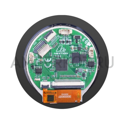 2.1” HMI дисплей Nextion NX4848E021-011C серия EDGE 480х480 пикселей Емкостной сенсор, фото 3