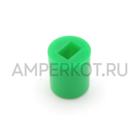 Колпачок для тактовой кнопки A06 6*7мм зеленый, фото 2