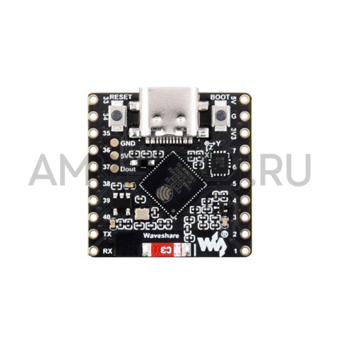 Плата разработки Waveshare ESP32-S3 с RGB матрицей 8×8 и датчиком положения QMI8658C, Wi-Fi и Bluetooth LE, фото 3