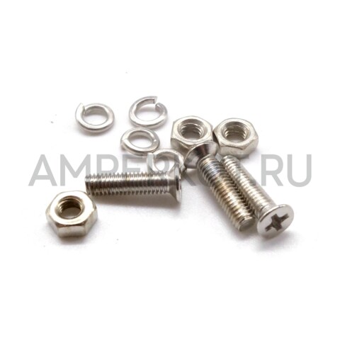 Разъем Разъем GX19M 3 контакта 19 мм (комплект штекер + гнездо с фланцем+крышка), фото 6