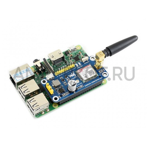 Плата расширения Waveshare SIM800C GSM/GPRS/Bluetooth для Raspberry Pi, фото 3