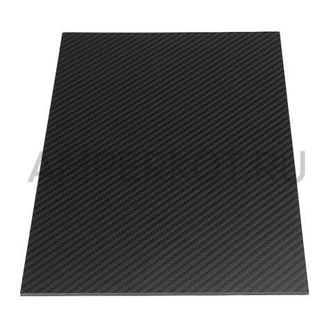 Карбон лист T300 с матовой поверхностью 3K, 200 х 250 х 3 мм, высокая композитная твердость, фото 1