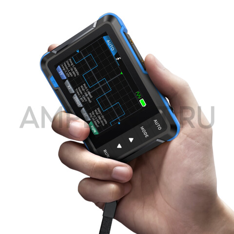 FNIRSI DSO-153 миниатюрный цифровой осциллограф 1MHz 5MS/s и генератор сигнала 10 кГц (Стандарт), фото 4
