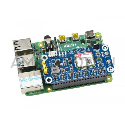 Коммуникационный модуль Waveshare SIM7080G NB-IoT / Cat-M(eMTC) / GNSS для Raspberry Pi, Глобальный регион, фото 6