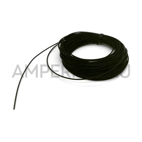 Коаксиальный кабель RG 174 50 Ом Медь Черный 1 метр (на отрез), фото 1