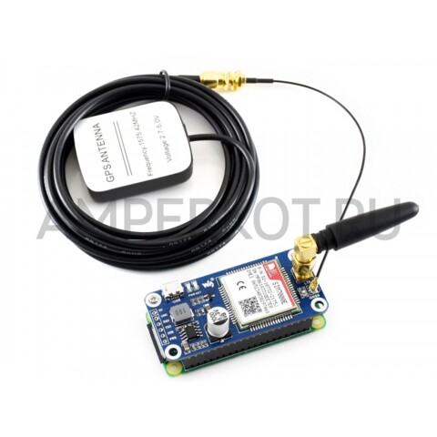Коммуникационный модуль Waveshare SIM7000E для  Raspberry Pi NB-IoT, eMTC, EDGE, GPRS, GNSS Европа, фото 3