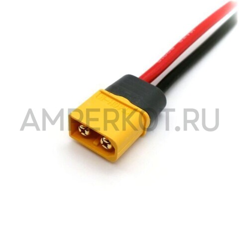 Кабель питания Amass XT60 Male (Папа) 14AWG 10см (100мм), фото 2