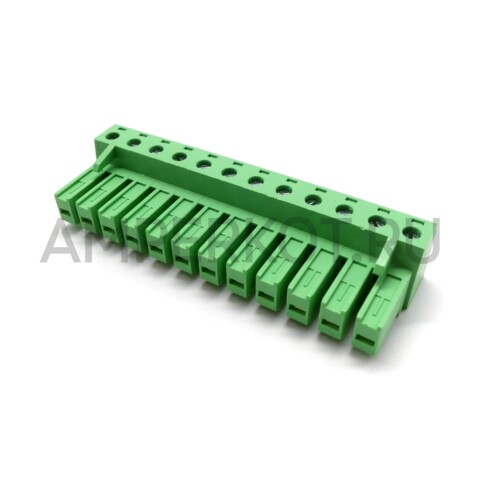 Высокотоковый клеммник (комплект) 2EDGKCM-7.62 12 контактов 300V/10A, фото 3