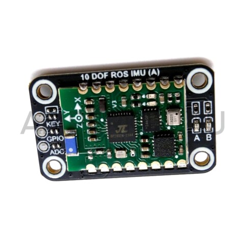 10-осевой датчик ROS IMU со встроенным ARM 32 bit DSP процессором, BLE 5.3 (высокоточный акселерометр, гироскоп, магнитометр, датчик температуры и давления, фото 5