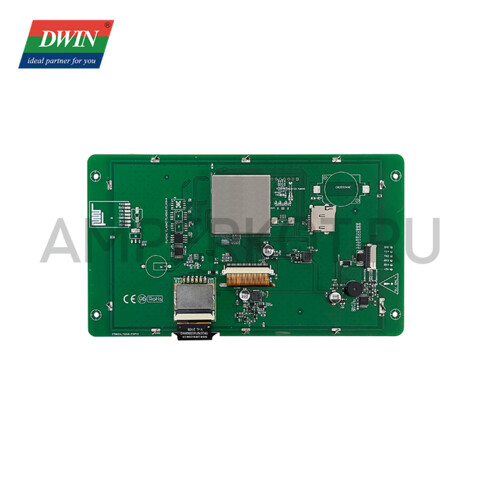 7" HMI дисплей DWIN DMG80480C070_03WTC TN-TFT 800x480 Емкостной сенсор ASIC T5L1 UART (коммерческий класс), фото 3