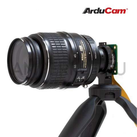 Адаптер Arducam для крепления объективов Nikon F-Mount к камере Pi HQ с креплением C-Mount, фото 6