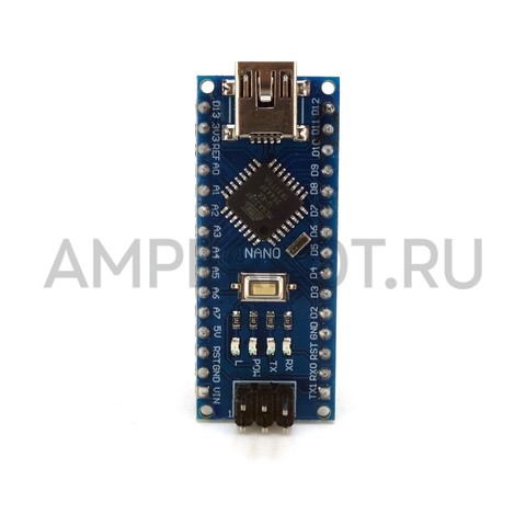 Плата Nano V 3.0 (Arduino-совместимая) +  USB кабель, фото 3
