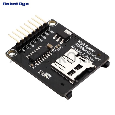 RobotDyn Высокоскоростной модуль для подключения SD или MicroSD карт, фото 1