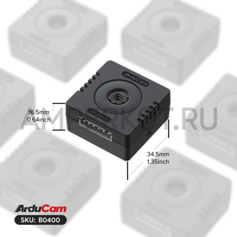 Модуль камеры Arducam Mega 3MP SPI 3.3 мм 68.75°, фото 4