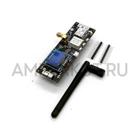 Отладочная плата LILYGO Meshtastic T-Beam V1.2 ESP32 LoRa 868МГц GPS NEO-6M 0.96” OLED, фото 2