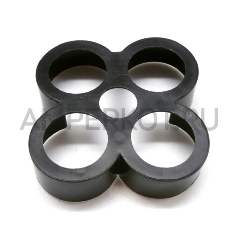 Нижний держатель на 4 аккумулятора 18650, фото 3