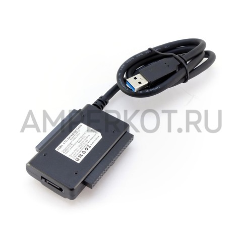 Высокоскоростной адаптер для жесткого диска с USB 3 0/2 0 на SATA/IDE 2 5/3 5, фото 2