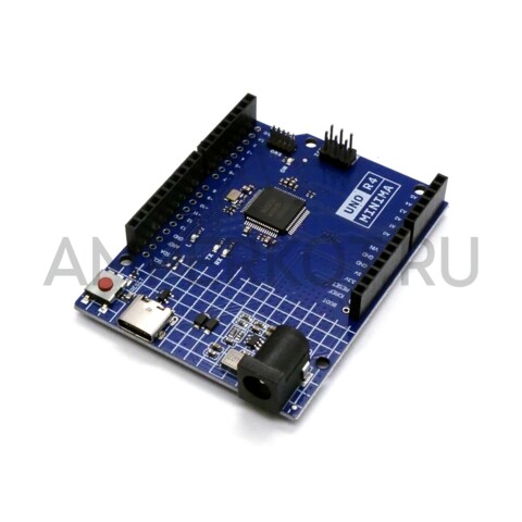 Плата микроконтроллера Arduino UNO R4 Minima Blue, фото 1