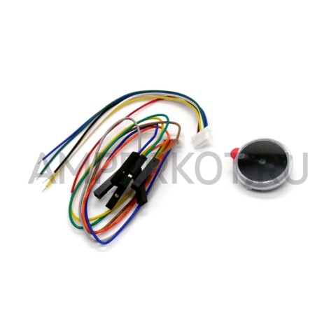 Миниатюрный круглый считыватель 1D/2D Waveshare UART c LED индикатором, фото 1