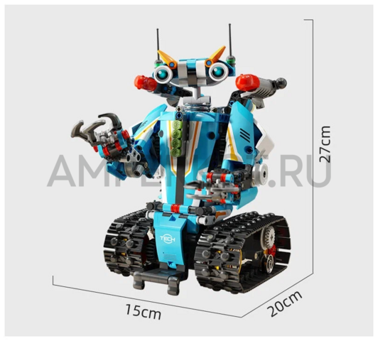 Конструктор робот-трансформер Валли 2в1 с возможностью простого программирования и управления с телефона 701 Деталь 6+ 675001, фото 7